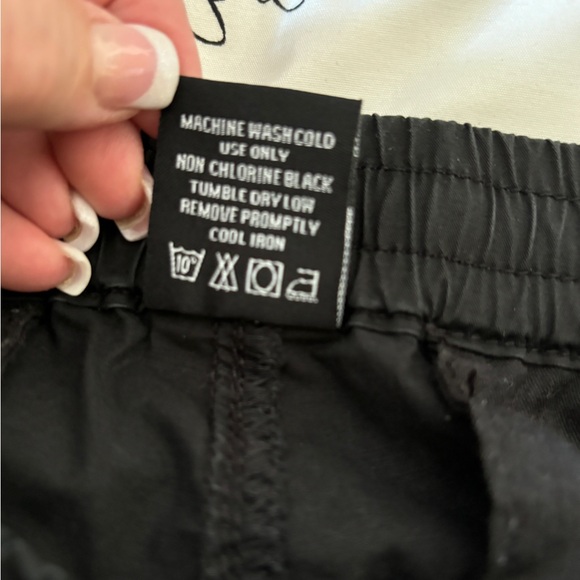 Men’s Hyper Denim Black Drawstring Pants Size Medium - Picture 5 of 6